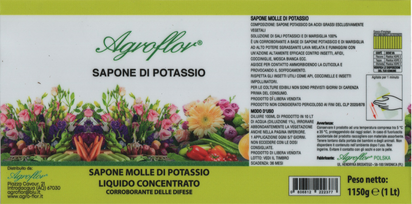 Sapone di Potassio (spray pronto all'uso) - ONLY PLANTS