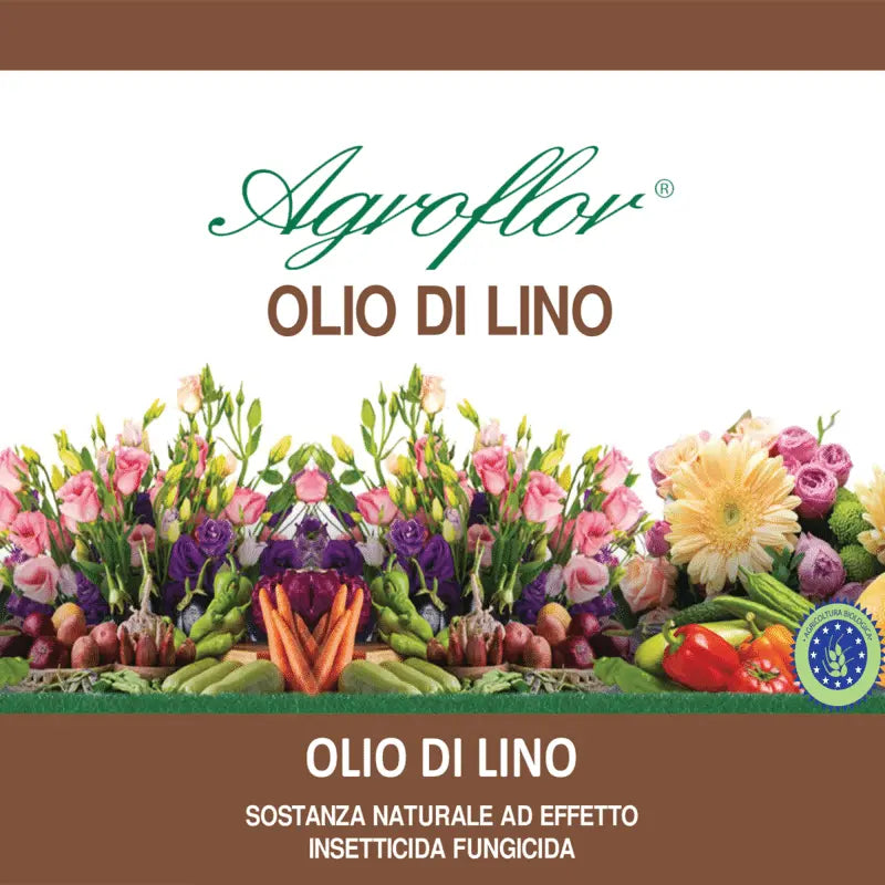OLIO DI LINO PURO (pronto all'uso) AGROFLOR
