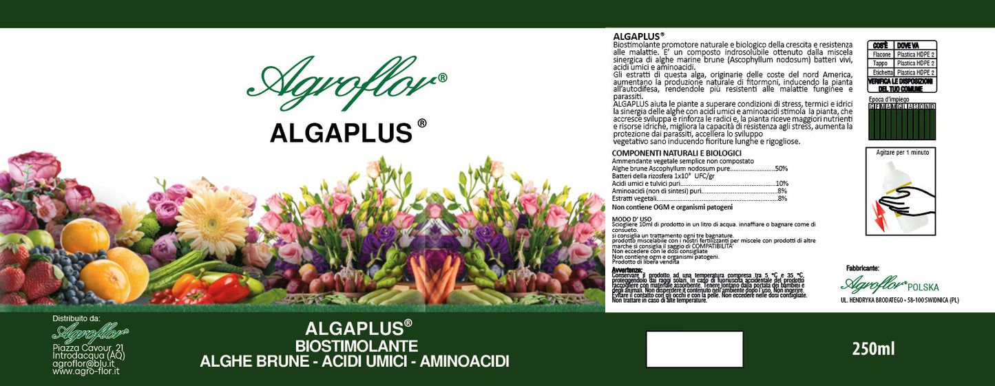 Algaplus biostimolante idrosolubile 250ml - ONLY PLANTS