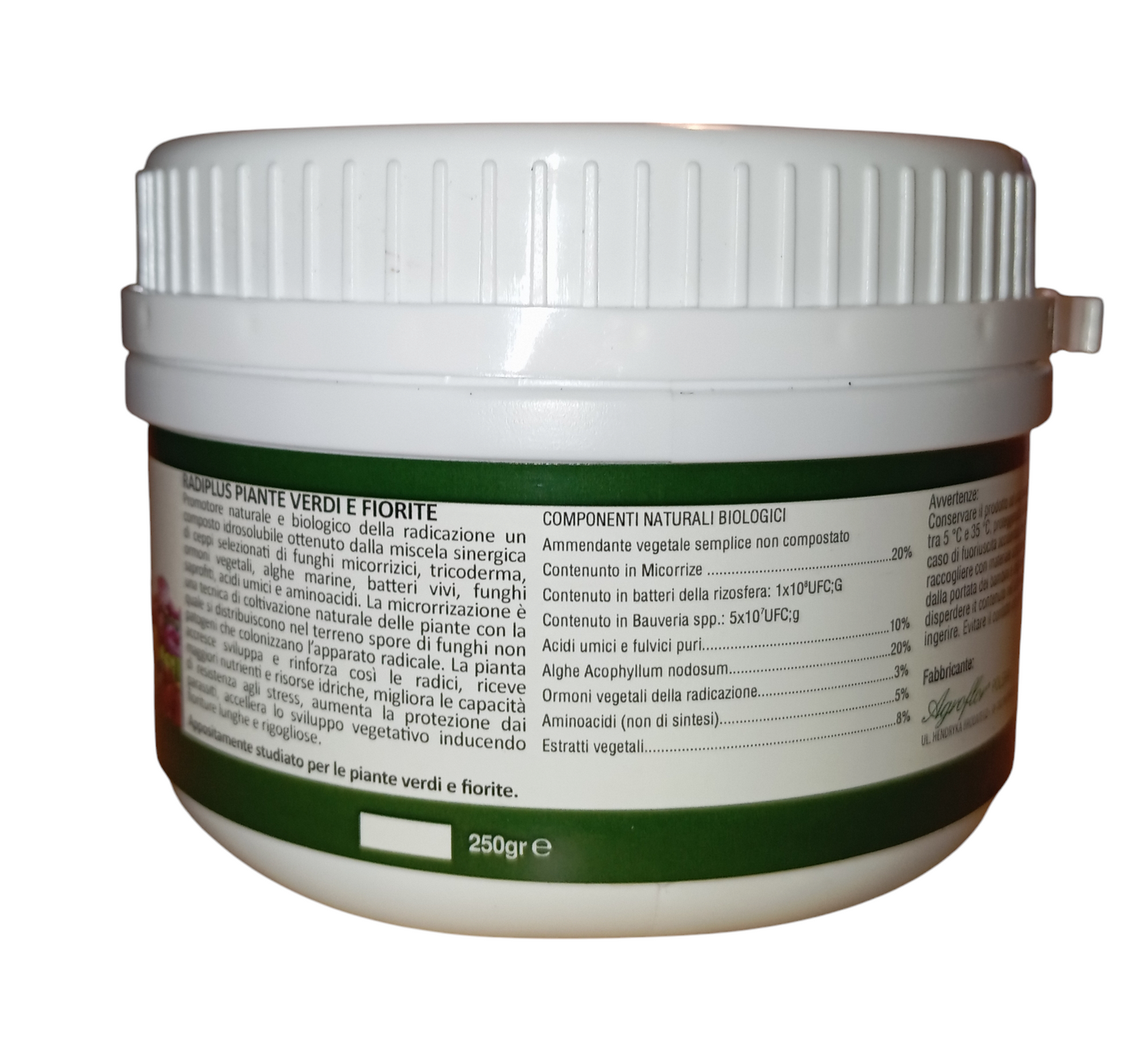 Radiplus Piante verdi e fiorite idrosolubile 250gr - ONLY PLANTS